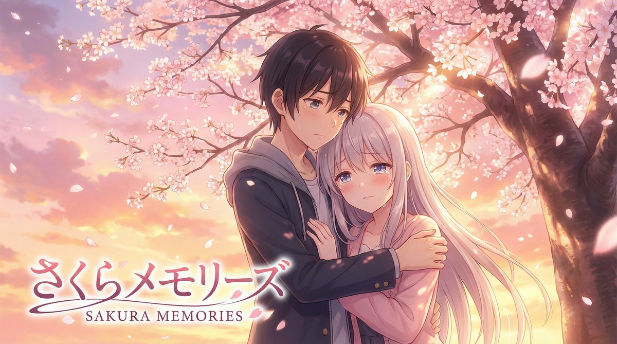 抖音风动漫-樱花物语恋爱动漫短片